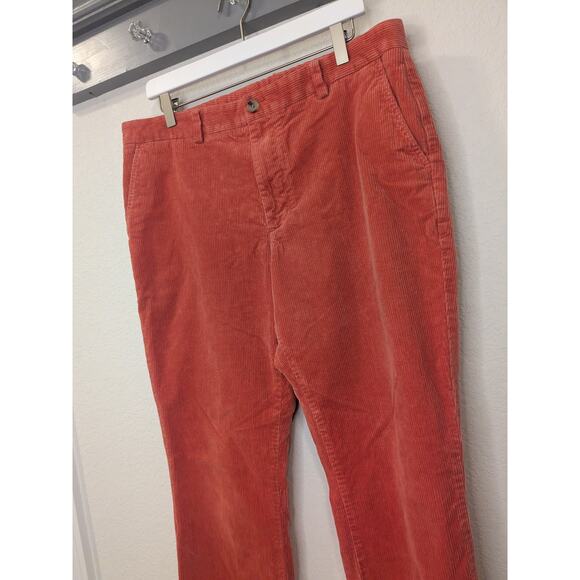 VINEYARD VINES Men's Size 35x32 Shep&Ian Corduroy Straight Leg Pants Orange $128 - Picture 2 of 7